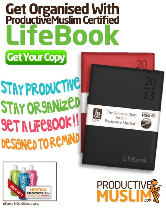 Productive Muslim Certified LifeBooks for 2013 - Order NOW! - Productive Muslim