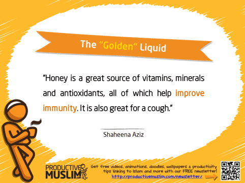 The “Golden” Liquid | Inspirational Islamic Quotes on Productivity | Productive Muslim